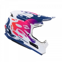 KENNY RACING KASK CROSS/ENDURO MODEL PERFORMANCE ERT GRAPHIC FLUID KOLOR BIAŁY/NIEBIESKI/RÓŻOWY ROZMIAR XS ( 53 - 54 CM )