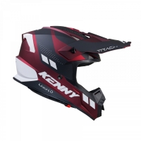 KENNY RACING 2025 KASK CROSS/ENDURO MODEL TRACK GRAPHIC CANDY RED MATT KOLOR CZARNY/CZERWONY/BIAŁY ROZMIAR XS ( 53 - 54 CM )