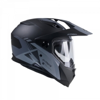 KENNY RACING KASK DUAL ADVENTURE MODEL EXTREME GRAPHIC BLACK/GREY MATT KOLOR CZARNY/SZARY ROZMIAR L ( 59 - 60 CM )