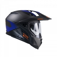 KENNY RACING KASK DUAL ADVENTURE MODEL EXTREME GRAPHIC GUNMETAL MATT KOLOR CZARNY/SZARY/NIEBIESKI ROZMIAR L (59 - 60 CM)