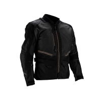 KURTKA MOTOCYKLOWA TEKSTYLNA LEATT ADV FLOWTOUR 5.5 STEALTH BLACK GREY