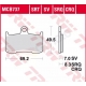 TRW LUCAS KLOCKI HAMULCOWE KH347 SPIEK METALICZNY SINTER RACING KAWASAKI Z 800 13-17, Z 900 17-21, Z 1000 03-06, SUZUKI GSX 750 