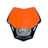 RACETECH (RTECH) LAMPA PRZEDNIA V-FACE KOLOR POMARAŃCZOWY/CZARNY KTM
