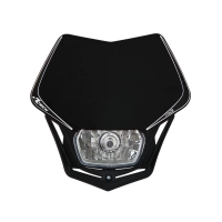 RACETECH (RTECH) LAMPA PRZEDNIA V-FACE KOLOR CZARNY