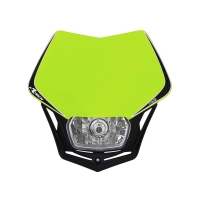 RACETECH (RTECH) LAMPA PRZEDNIA V-FACE KOLOR ŻÓŁTY FLUO/CZARNY