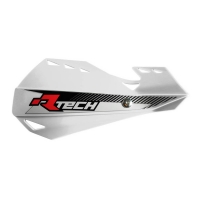 RACETECH (RTECH) OSŁONY RĄK (HANDBARY) DUAL EVO KOLOR BIAŁY (Z MOCOWANIAMI DO KIEROWNICY)