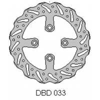 DELTA BRAKING TARCZA HAMULCOWA TYŁ GAS-GAS 65MC '21, KTM SX65 '04-21, WAVE (160X45X3MM) (4X6,5MM) (NG1026)