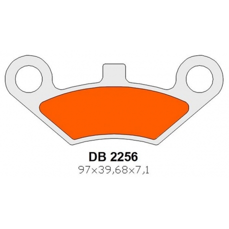 DELTA BRAKING KLOCKI HAMULCOWE KH453 PRZÓD CF MOTO CF 500/625/800 TERRALANDER '11-'15