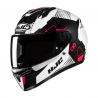 KASK MOTOCYKLOWY HJC C10 ASPA WHITE BLACK