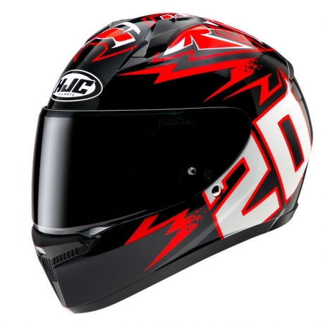 KASK HJC C10 DIABLO MASK BLACK/RED