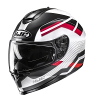 KASK MOTOCYKLOWY HJC C70N BELIS BLACK WHITE S
