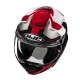KASK MOTOCYKLOWY HJC F100 BIOS RED BLACK