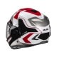 KASK MOTOCYKLOWY HJC F100 BIOS RED BLACK