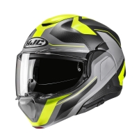 KASK HJC F100 BIOS GREY/YELLOW