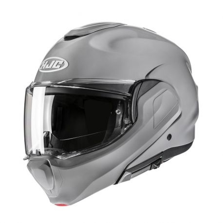 KASK MOTOCYKLOWY HJC F100 SOLID N.GREY