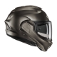 KASK MOTOCYKLOWY HJC F100 SOLID SEMI FLAT TITANIUM