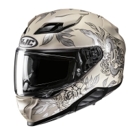 KASK MOTOCYKLOWY HJC F71 ELIZ BEIGE