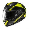 KASK MOTOCYKLOWY HJC F71 TOZZ BLACK YELLOW