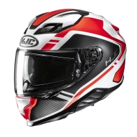 KASK MOTOCYKLOWY HJC F71 TOZZ BLACK WHITE BLACK