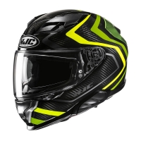KASK MOTOCYKLOWY HJC F71 CARBON NEVIO BLACK GREEN