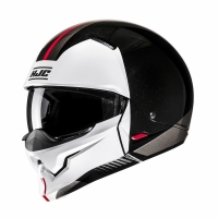 KASK MOTOCYKLOWY HJC I20 VENA BLACK WHITE