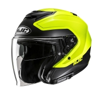 KASK MOTOCYKLOWY HJC I31 TEVIS BLACK YELLOW