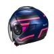 KASK MOTOCYKLOWY HJC I40N LINIA BLUE PINK