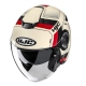 KASK MOTOCYKLOWY HJC I40N VELU BEIGE RED