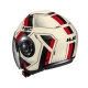 KASK MOTOCYKLOWY HJC I40N VELU BEIGE RED