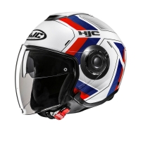 KASK HJC I40N VELU WHITE/RED