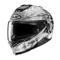 KASK MOTOCYKLOWY HJC I71 TAURUS GREY BLUE RED