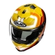 KASK MOTOCYKLOWY HJC I71 VIZ YELLOW RED