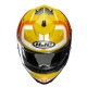 KASK HJC I71 VIZ YELLOW/RED