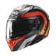 KASK MOTOCYKLOWY HJC I91 ARVEN RED GREY