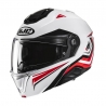 KASK MOTOCYKLOWY HJC I91 TRICUS WHITE RED