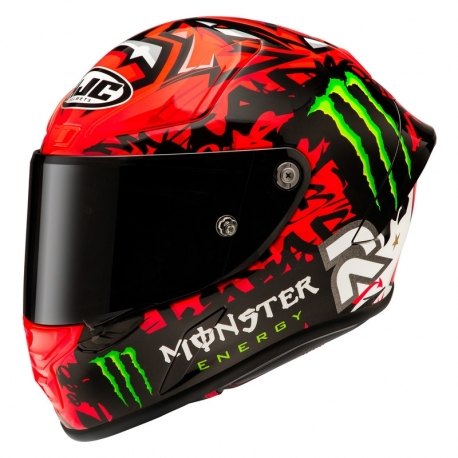 KASK MOTOCYKLOWY HJC RPHA1 QUARTARARO REPLICA 2 RED BLACK