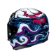KASK MOTOCYKLOWY HJC RPHA12 KRAKEN WHITE BLUE