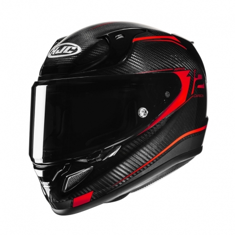 KASK MOTOCYKLOWY HJC RPHA12 CARBON KERES BLACK RED