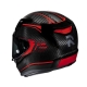 KASK HJC RPHA12 CARBON KERES BLACK/RED