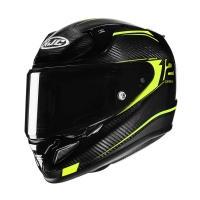 KASK MOTOCYKLOWY HJC RPHA12 CARBON KERES BLACK YELLOW