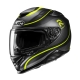 KASK MOTOCYKLOWY HJC RPHA71 CLETA BLACK YELLOW