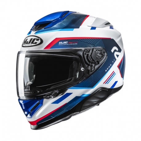 KASK MOTOCYKLOWY HJC RPHA71 ELLON WHITE BLUE M