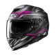 KASK HJC RPHA71 ELLON BLACK/PURPLE