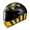 KASK MOTOCYKLOWY HJC V10 CRANIA YELLOW BLACK