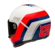 KASK MOTOCYKLOWY HJC V10 FQ20 RETRO WHITE RD BLUE