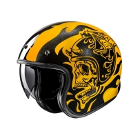 KASK MOTOCYKLOWY HJC V31 FLAME YELLOW BLACK