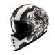 KASK HJC V60 FLAME BLACK/WHITE