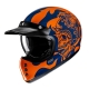 KASK MOTOCYKLOWY HJC V60 FLAME BLACK ORANGE
