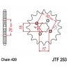 JT ZĘBATKA PRZEDNIA 255 18 HONDA MTX/MBX/XR 80 (25518JT) (ŁAŃC. 420)