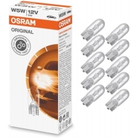 OSRAM ŻARÓWKA 12V 5W W2.1X9.5D W5W 10 SZTUK (KARTONIK)